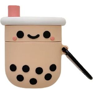 The Bobo Milk Tea AirPods 2‎ &1 Case: Kawaii Design with Keychain